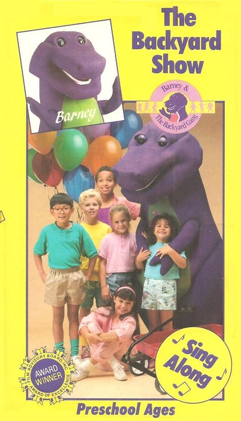 Barney encourages the gang to use their imagination to make old props seem like new. Barney & The Backyard Gang The BackYard Show VHS (With images) | Barney & friends, Kids tv shows ...