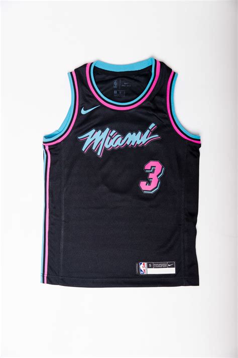 Dwyane Wade Miami Heat Official 18 19 Nike City Edition Swingman