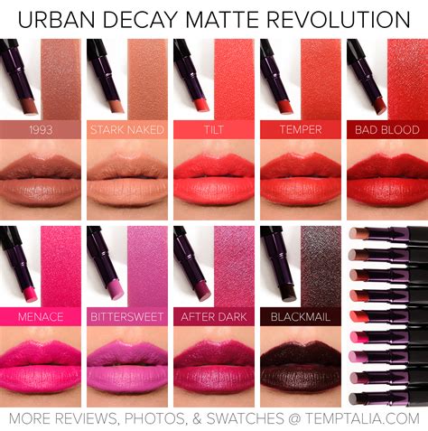 Sneak Peek Urban Decay Matte Revolution Lipsticks Photos Swatches