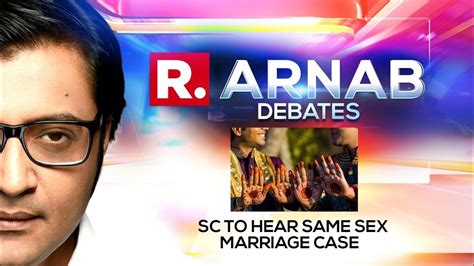 Should There Be Legal Recognition Of Same Sex Marriage Arnab Debates Youtube