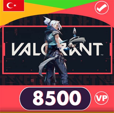 Turkey Tur Valorant 8500 Vp Valorant Points Turkey Code For Turkey Server