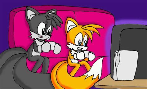 Merrick And Tails Playing Video Games By Roninhunt0987 On Deviantart