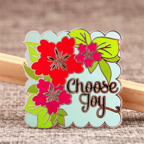 Custom Enamel Pins Hat Pins Choose Joy Lapel Pins Gs