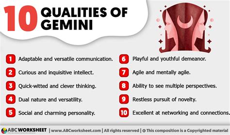 Qualities Of Gemini Zodiac Sign
