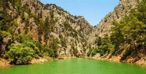One Of The Main Attractions Of Turkey Green Canyon Natural Beauty Of