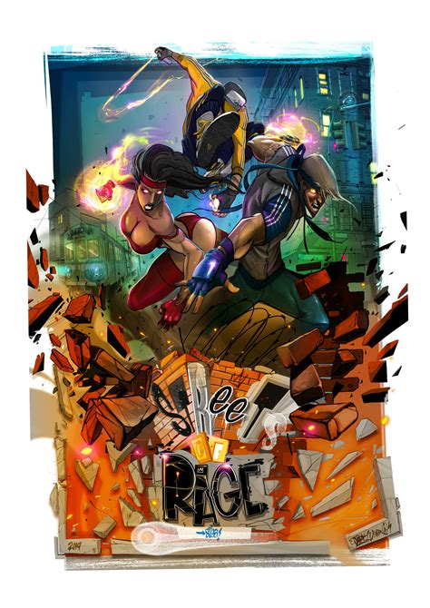 Streets Of Rage 4 Poster Popular Century