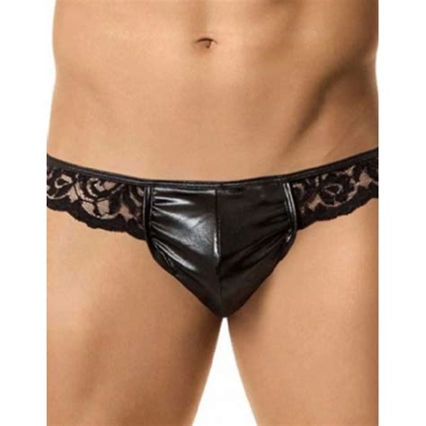 Sexy Mens Lingerie Lace Low Rise Open Butt G String Bikini Briefs Underwear Underpants Gay Mens