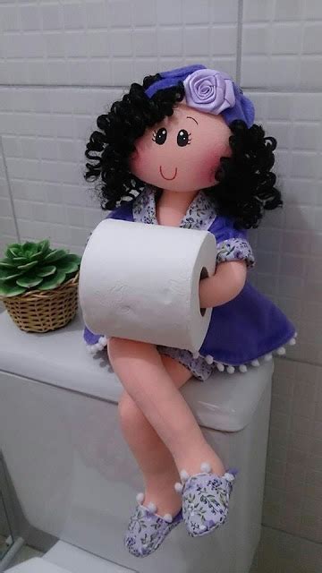 Decora Tu Baño Con Estas Lindas Muñecas Hobbies And Crafts Diy And