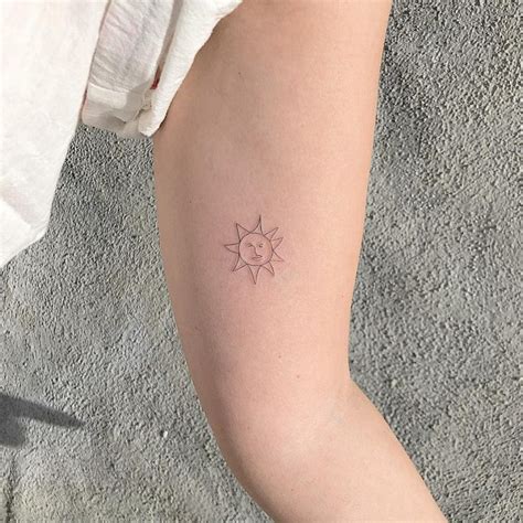 Tatuagem De Sol Imagens Para Voc Se Inspirar E Fazer A Sua