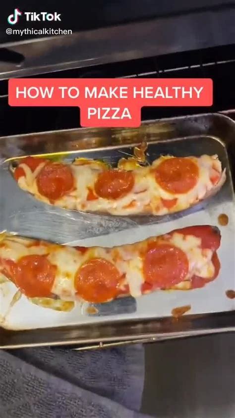 Tiktok Mythiealkitghen How To Make Healthy Pizza Ifunny