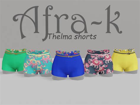 Thelma Shorts By Akaysims At Tsr Sims 4 Updates