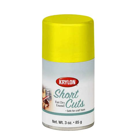 Krylon Short Cuts Spray Paint Sun Yellow