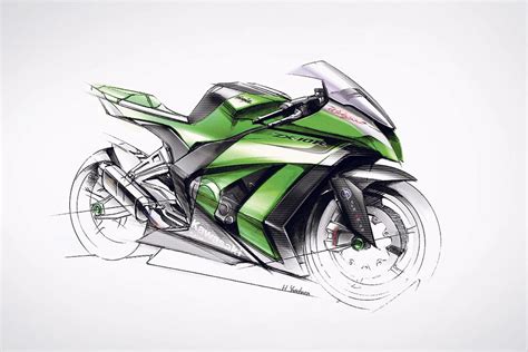 Ketika motor terkentjang di dunia dibuat versi ayago concept via warungasep.net. 20+ Ide Sketsa Gambar Motor Ninja - Tea And Lead