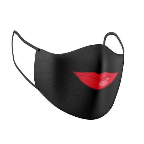 Red Lips Face Mask — Mask Market