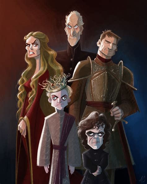 House lannister / motto / symbol (c) g.r.r.m. Andrew Chesworth: Lannister Family Portrait