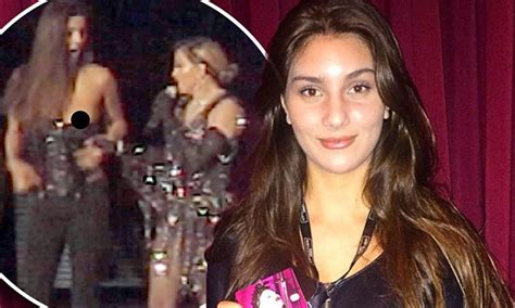 Josephine Georgiou Whose Nipple Was Exposed By Madonna Attends Sydney Show