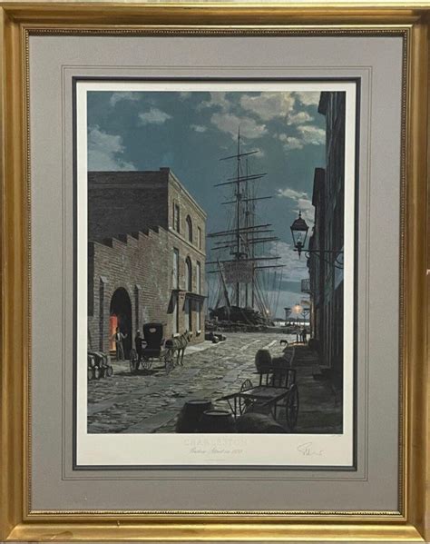 John Stobart Signed And Numbered Lithograph Charleston Prioleau Street