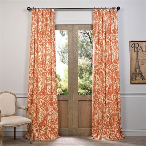 Check spelling or type a new query. Edina Rust Printed Cotton Curtain - Contemporary ...