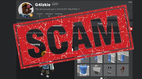 Roblox Scammer Exposed G4lzkie Youtube