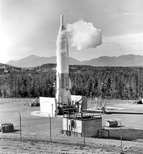 Atlas Icbm Of The 556th Strategic Missile Squadron Plattsburgh New