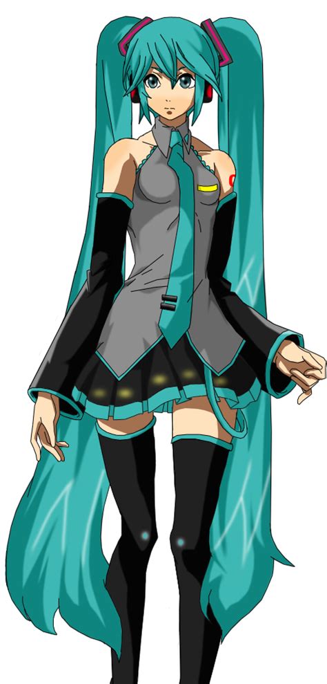 Miku Hatsune Vector By Luffysan9 On Deviantart