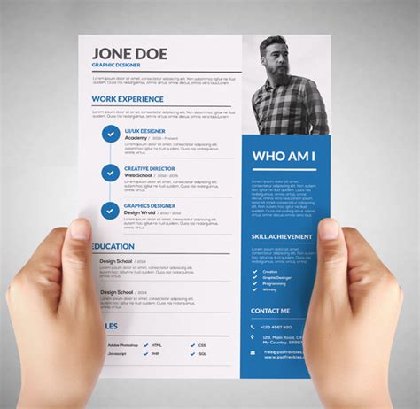 Text, images, and colors are an integral part of a graphic designer's. Free Resume Templates for 2017 | Freebies | Graphic Design Junction