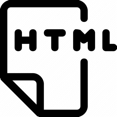 Data Document File Html Icon Download On Iconfinder