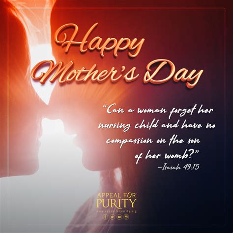 Happy Mothers Day To All Women Appeal For Purity