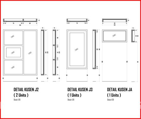 Ukuran Jendela Aluminium Detail Profil Ukuran Kusen Aluminium