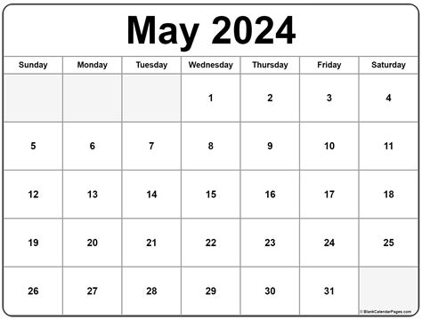 Calendar 2024 May English Calendar May 2024