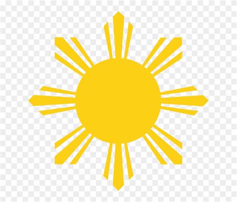 Download Sun Philippine Flag Vector, HD Png Download - 640x638 ...