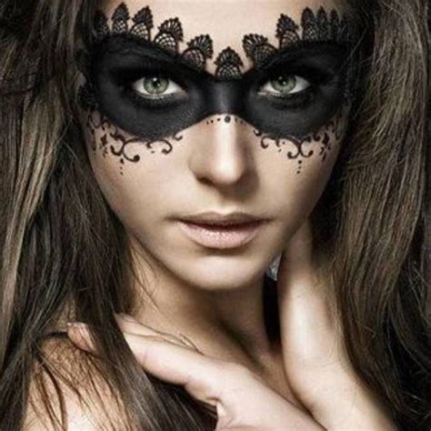 Halloween Mask Girl Photos Cantik