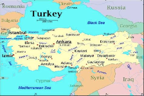 Turkey map is provided by google maps. The Crimean Crisis and the Middle East: Will Syria & Iran ...