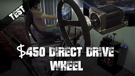 450 Mige Direct Drive Force Feedback Wheel DIY Build Wheel Test