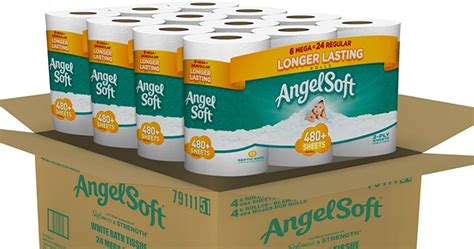 Cleancare bath tissue is uniquely designed with a soft cleaningripples texture that removes more at once per sheet for a confident clean. Amazon: Angel Soft Toilet Paper - Mega Roll 24-Pack for as ...