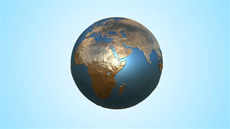 World Earth Globe 3d Model Cgtrader