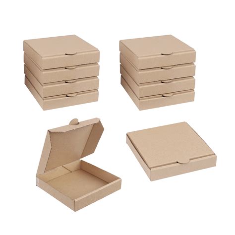 Spec101 Kraft Mini Pizza Boxes 5 Inch Party Favor Cookie Cardboard Box