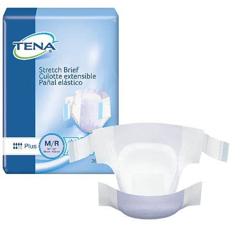 Tena Stretch Plus Adult Incontinence Brief Moderate Absorbency