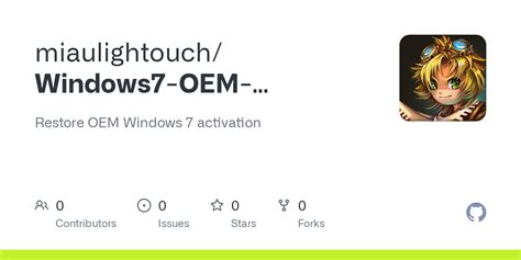 Github Miaulightouchwindows7 Oem Activator Restore Oem Windows 7