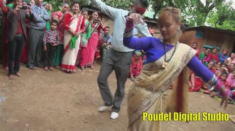 बेहुला संग लोकन्ती को बब्बाल नाच beautiful panche baja dance at wedding of anil karki youtube