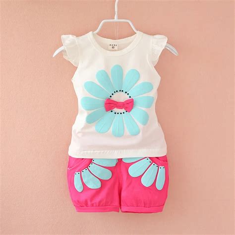 Bibicol Infant Clothes Toddler Children Summer Baby Girls Clothing Sets