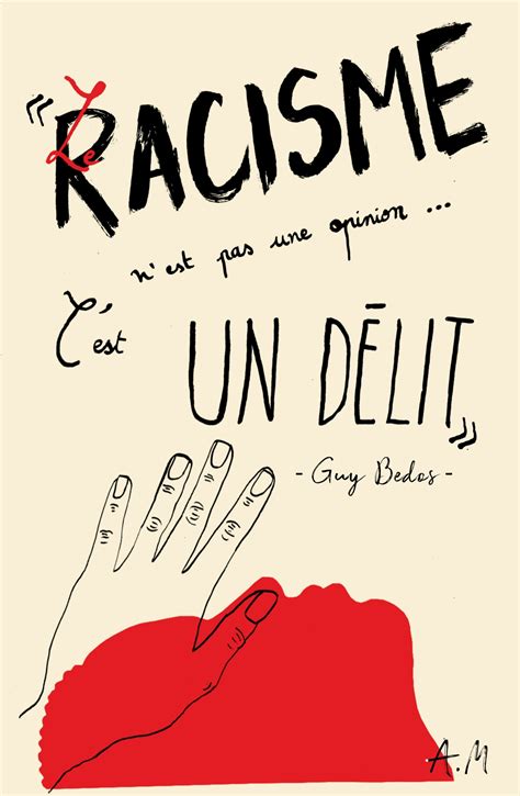 On s affiche contre le racisme Ligue des droits et libertés