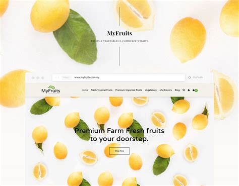 Myfruits Fruits And Vegetables E Commerce Website • Mypolygon Studio