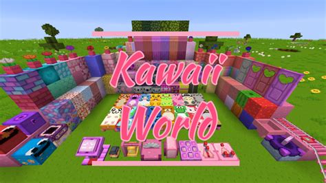 Pack De Textures Kawaii World 114 ‿ Minecraftfr