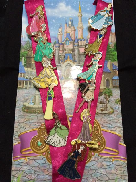 Disney Princess Pin Set Disney Pins Sets Disney Pins Trading Disney Souvenirs
