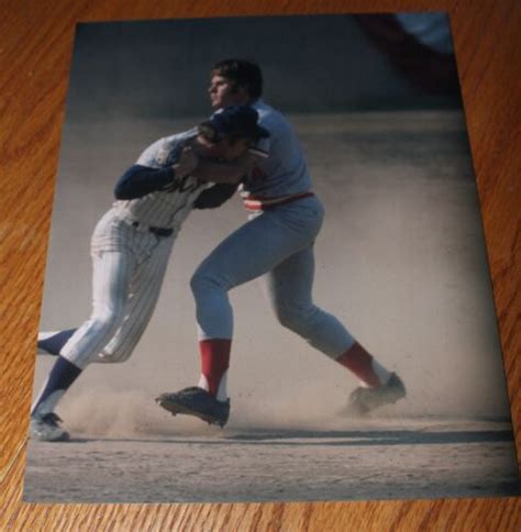 Pete Rose Bud Harrelson Fight Cincinnati Reds Ny Mets Nlcs Photo X Ebay