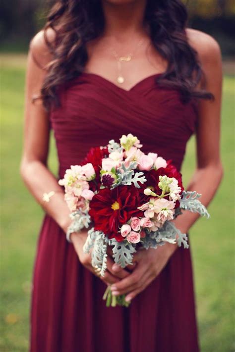 When It Comes To Fall Weddings Color Is Key Cranberry Is A Great
