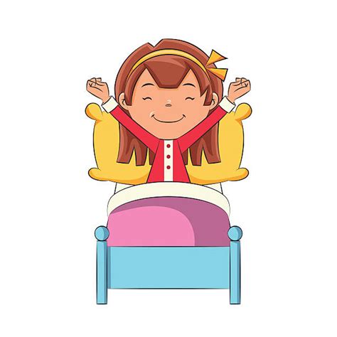 Girl Waking Up Illustrations Royalty Free Vector Graphics And Clip Art