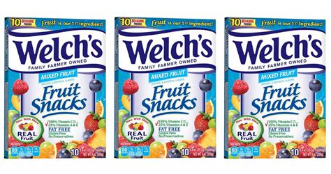 Welchs Fruit Snacks 62¢ Per Box Southern Savers