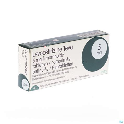 Levocetirizine Teva Comprimes X Mg Comprim S Pharmacodel